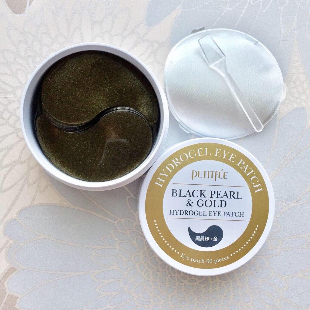Petitfee Black Pearl & Gold Eye Patch